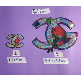 Sticker ủi,patch ủi,hình ủi GC hoa