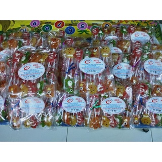 Combo 10 bịch kẹo dẻo Candy pham, hình con thú [1 bịch 10 cây kẹo dẻo]
