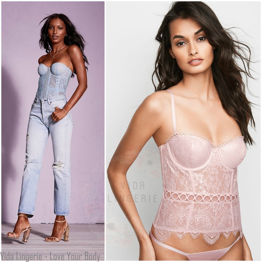 Áo corset 34C 75C big size định hình ren lưới lấp lánh xịn