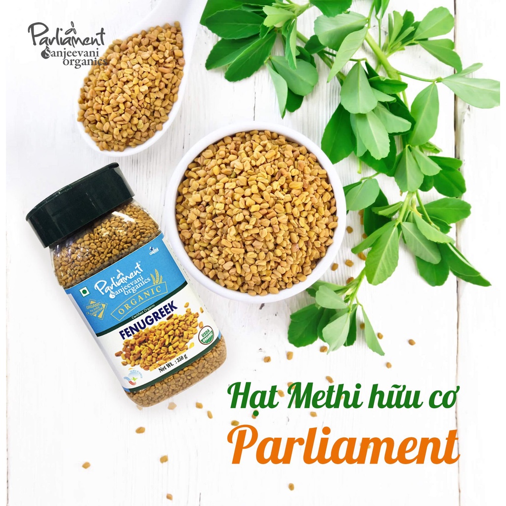 [Date 5.2023] Hạt Methi Hữu Cơ Parliament 350g