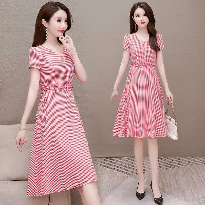 (HCM) ĐẦM XÒE CARO DỰ TIỆC NỮ SANG CHẢNH QUÝ PHÁI CHO CÁC QUÝ BÀ , CÁC CHỊ EM THỜI TRANG TÔN DÁNG KOKO MI FASHION