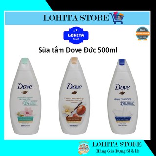 Sữa tắm Dove cao cấp dưỡng làm sạch giữ ẩm da 500ml ( Hàng Của Đức)