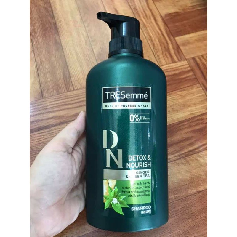 🥦🥦Dầu gội Tresemme Detox ginger green tea 480ml🥦🥦