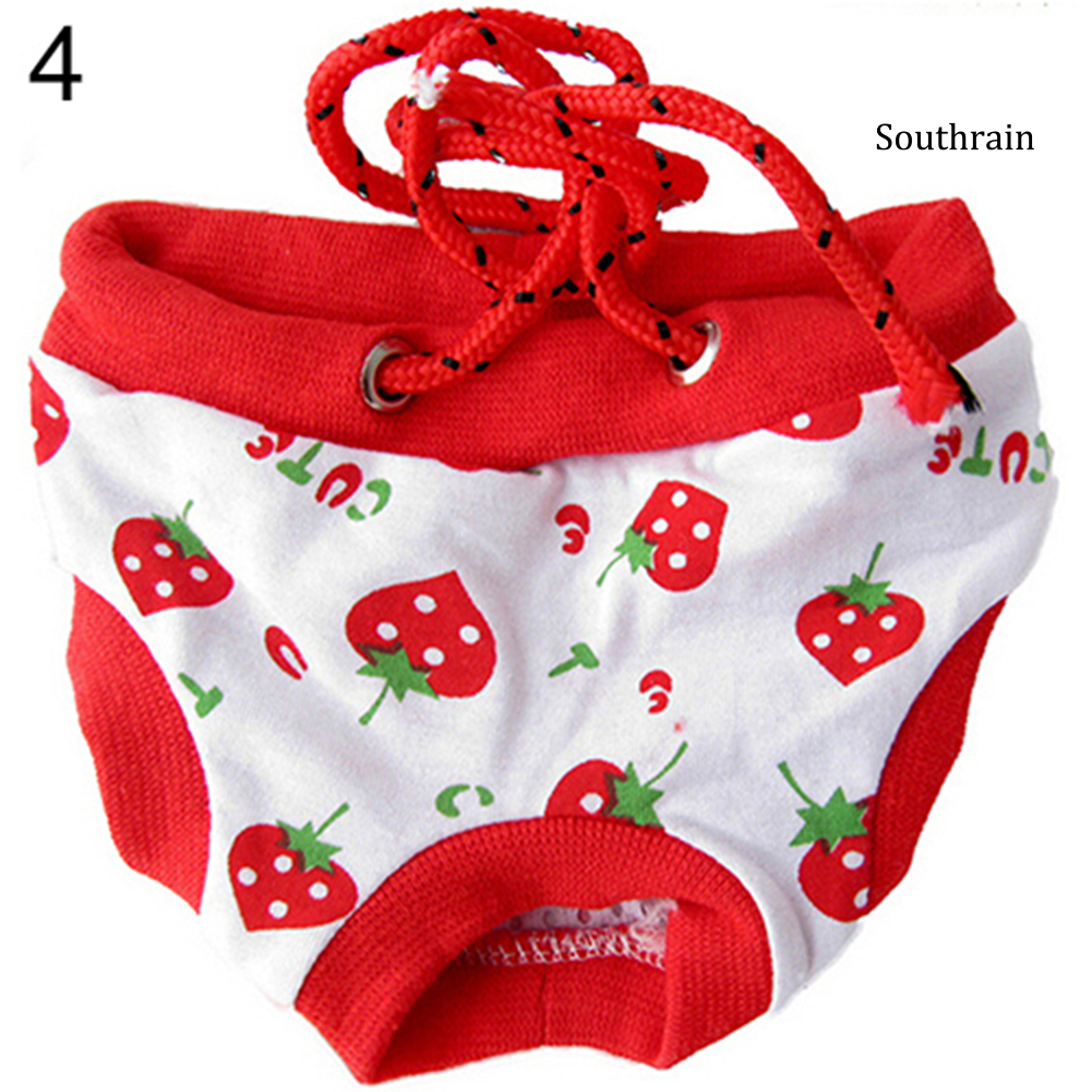 Soun_quần Tã Quần Sinh Lý Ngắn Vệ Sinh Cho Thú Cưng Chó Cái M / L / XL