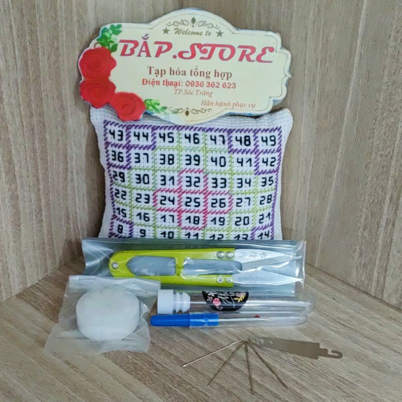 Combo phụ kiện thêu