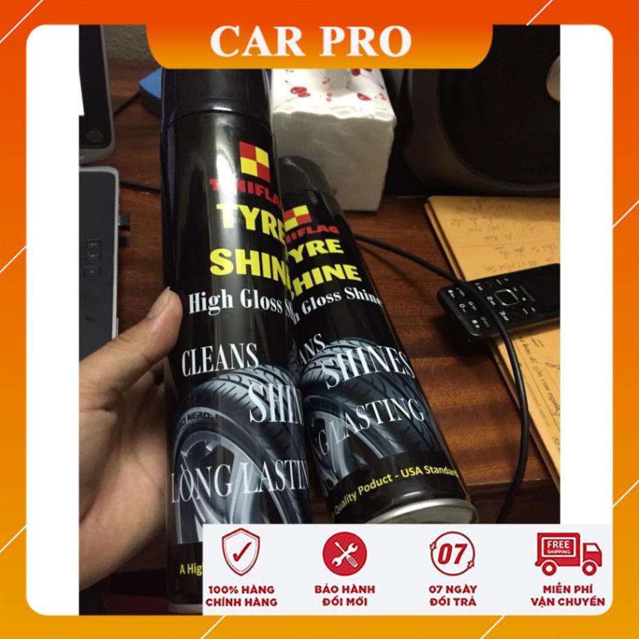 Bình xịt bóng lốp Hot Tire - Tyre Shine - CAR PRO