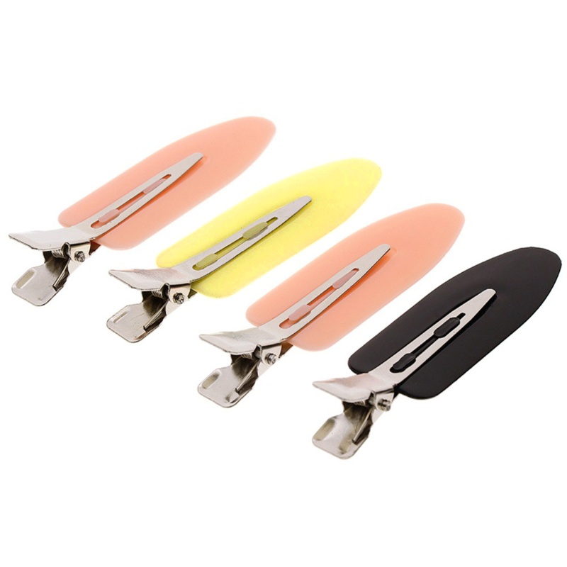 Bộ 2 / 3 / 4 Kẹp Tóc Không Đường May Cố Định Tóc Mái