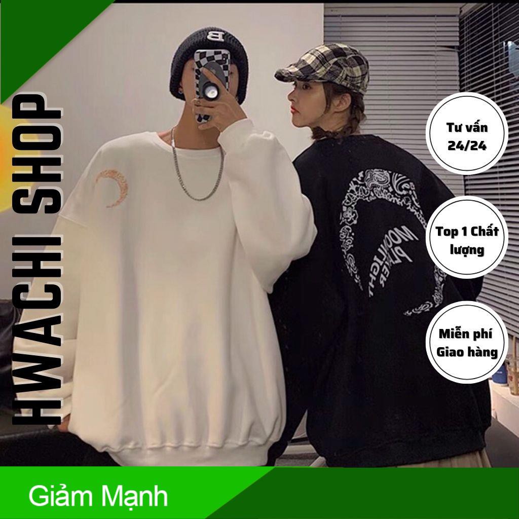 (Giảm Mạnh) Áo sweater nỉ nam nữ, áo nỉ dài tay basic sweater phong cách Ulzzang cặp đôi nam nữ form rộng Hàn Quốc