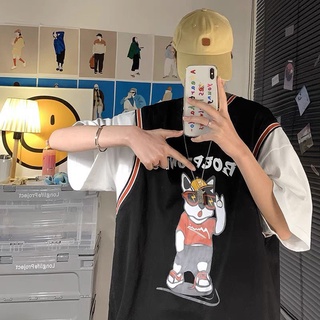 🍑Áo Thun Phối hình con cáo🍑