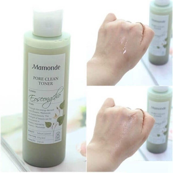 Nước Hoa Hồng Mamonde Pore Clean Toner Chiết Xuất Rau Diếp Cá