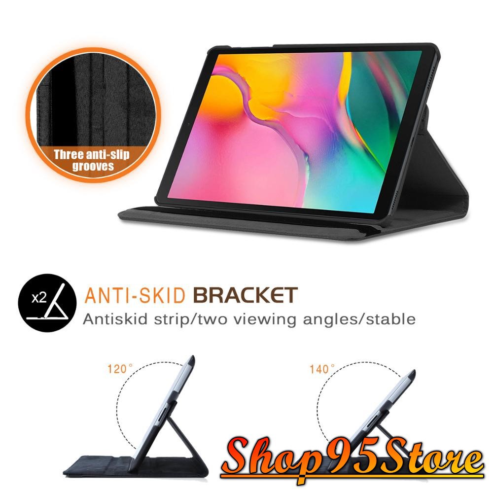 Bao da nắp gấp xoay 360 độ Samsung Tab A 10.1 2019 T510 / T515