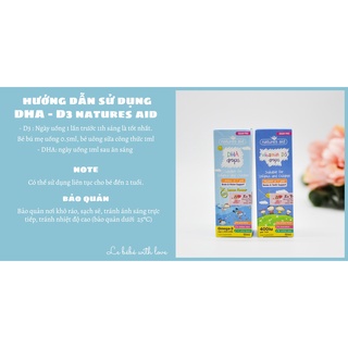 Dha Natures aid cho bé từ 3 tháng