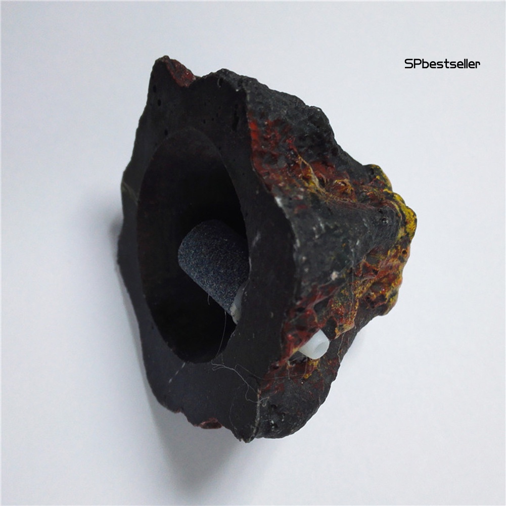 Đồ trang trí Núi Lửa Giả Trang Trí Bể Cá Không Độc Hại