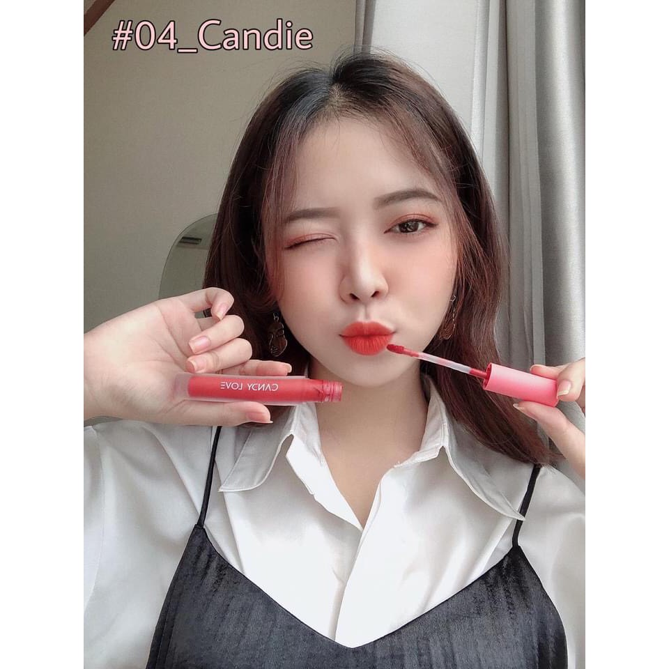 Son nhung lì Candy love hoa hậu Hương Giang ( màu 04 candie )