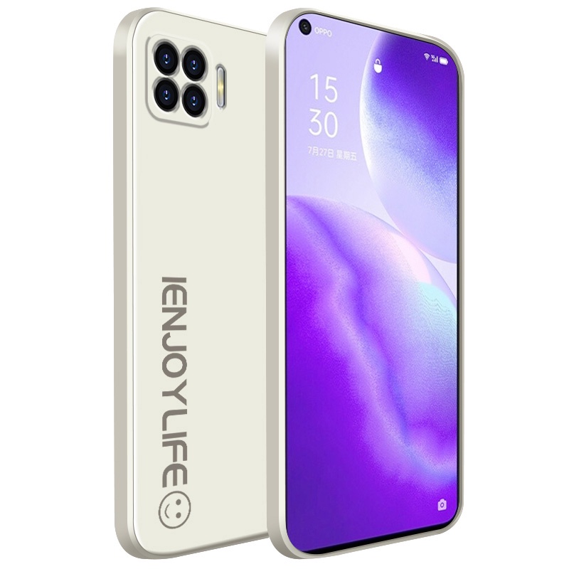 Ốp Điện Thoại Bằng Silicone Màu Trơn Cho OPPO a93 F17 PRO OPPO Reno 4F OPPO Reno4 F