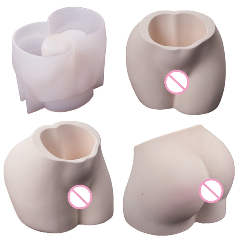 Khuôn Silicone Tạo Hình 3d Làm Bình Hoa Trang Trí Bàn Diy