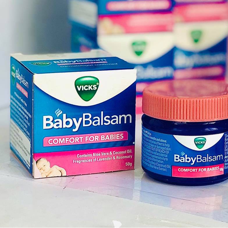 Dầu bôi ấm ngực vick baby balsam Úc (mẫu mới)