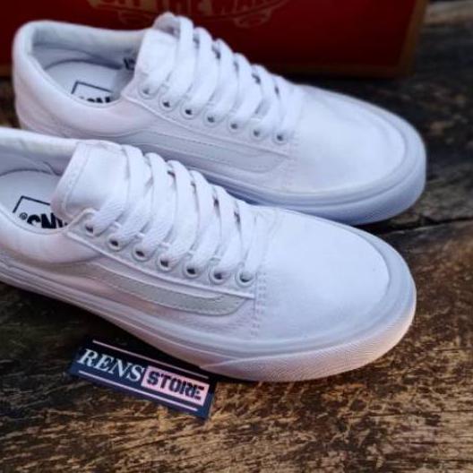 Giảm Giá!! Giày VANS Trắng 1.1 OLD SKOOL Thời Trang Xuất Khẩu Từ Trung Quốc (313)