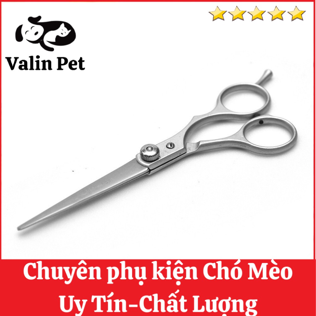 Kéo cắt tỉa lông cao cấp ❤️ Valin Pet ❤️ Kéo Cắt Tỉa Lông Chó Mèo - Kéo Thẳng