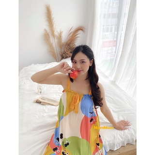 Đầm Bầu mặc nhà  style Hàn Quốc