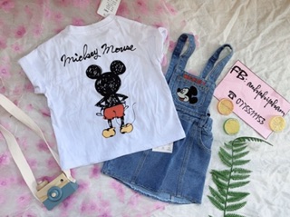 Yếm mickey bé gái