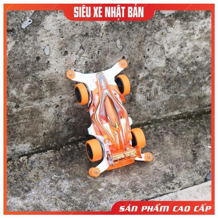 Ô Tô Đồ Chơi Trẻ Em Thông Minh - Xe Đồ Chơi Lắp Ráp Cho Bé 6 Tuổi Aero Avante Orange Tamiya 4WD - Nhựa ABS Cao Cấp