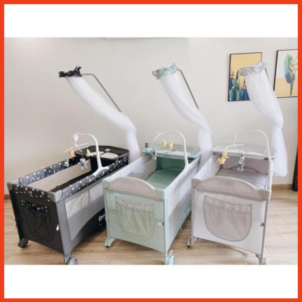 Bộ nôi hugi. umo 08108 gấp gọn đa năng cho bé