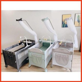 Bộ nôi huge,Umoo 08108 gấp gọn đa năng cho bé