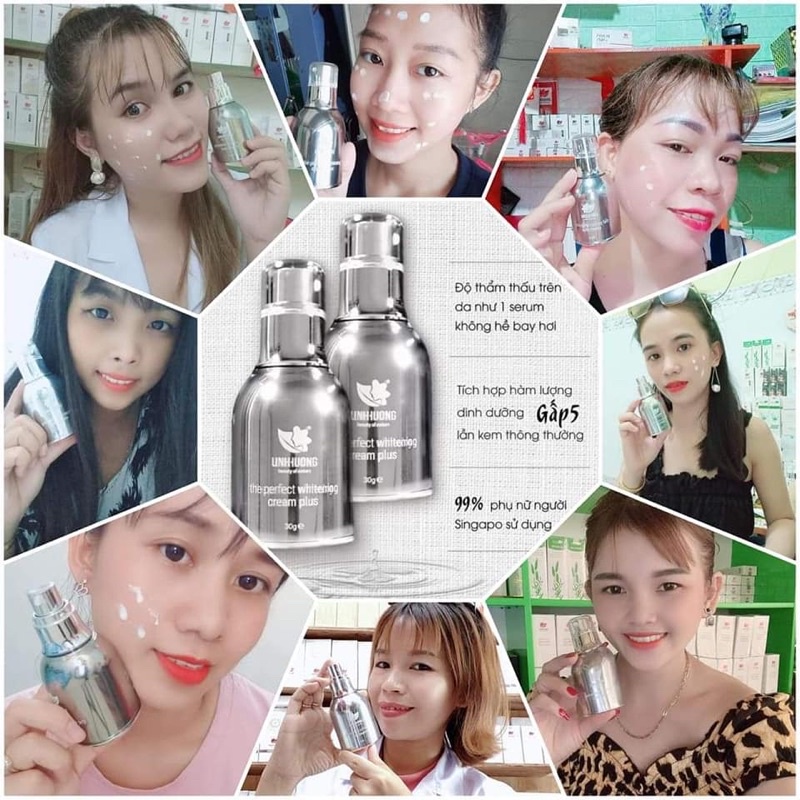 Kem Sữa Linh Hương ❤️ The Perfect Whitening Cream Plus❤️ Cấp Ẩm Dưỡng Trắng