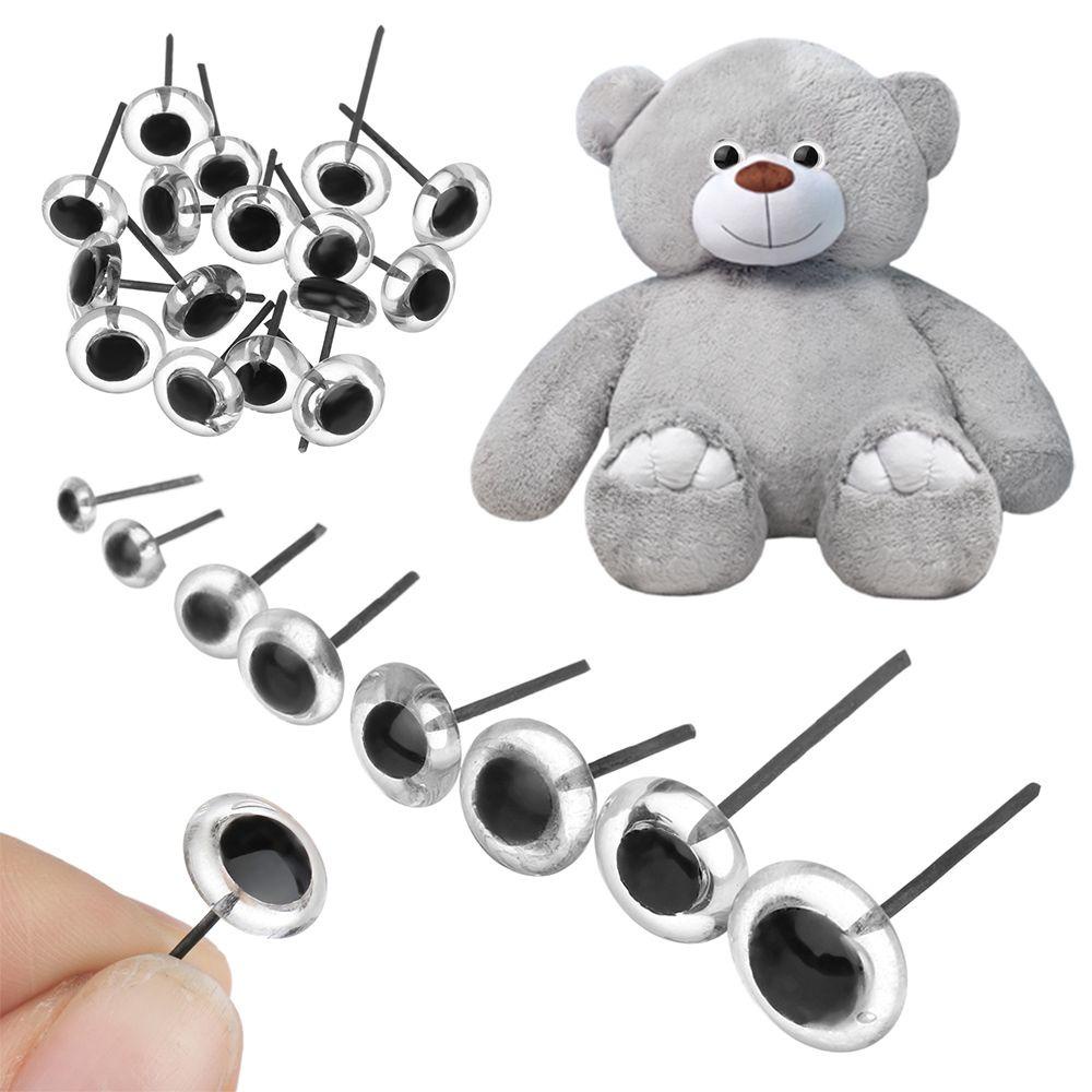 Túi 20 Gấu Bông Mắt Nhựa Trong Suốt Đồ Chơi Cho Bé