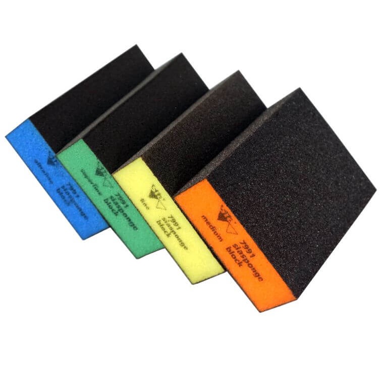 Sia 7991 – Nhám xốp chà nhám cầm tay 4 mặt #Medium #Fine #Superfine #Ultrafine