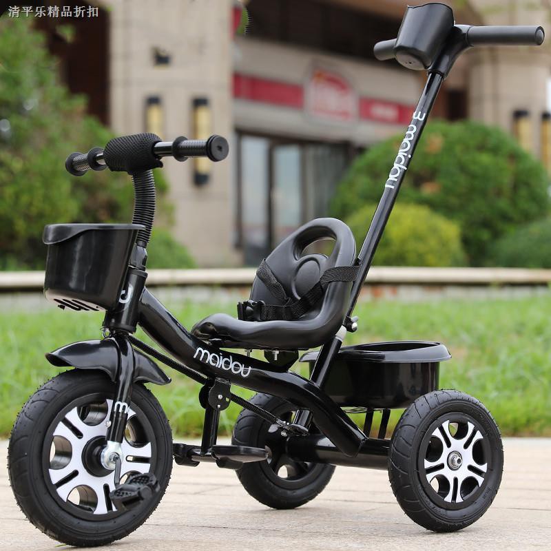 ♨♞Xe ba bánh trẻ em, bé tập đi xe đạp, bé nam nữ từ 1-2-3, 5 tuổi, đi chơi xe đẩy, xe đạp nhẹ.