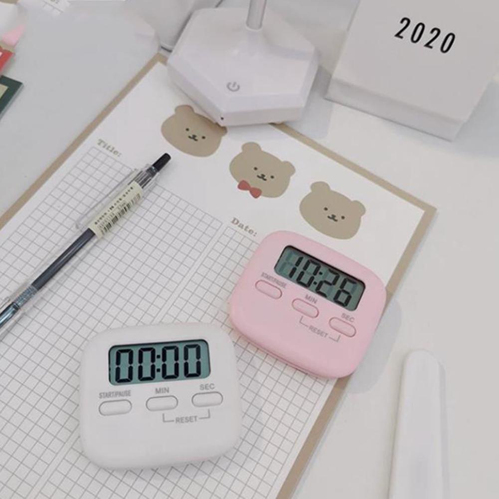 Cute INS Timer Students Study Electronic Stopwatch Alarm Kitchen Clock Reminder