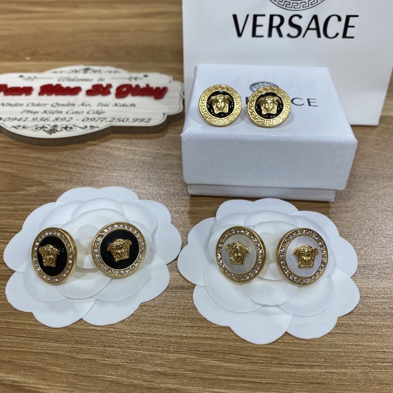 Bông tai cao cấp Versace full box