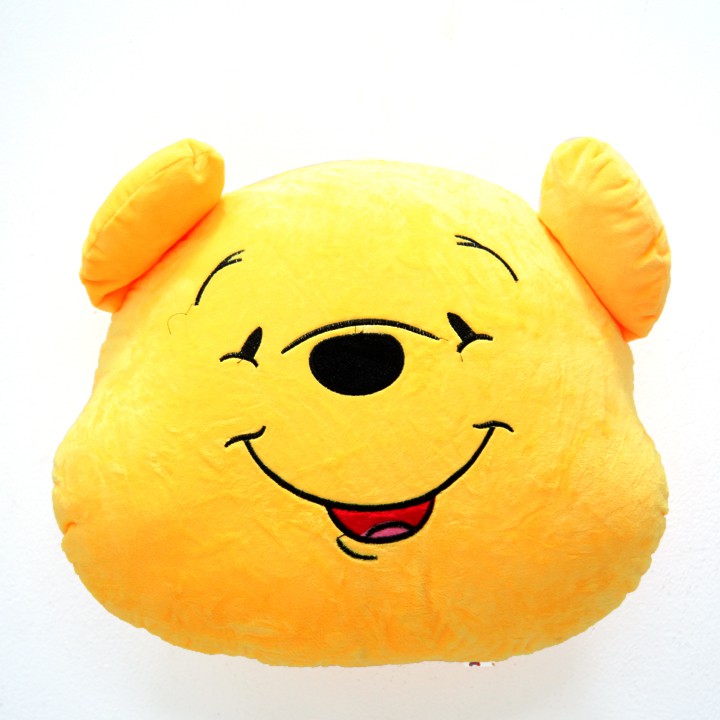 Gối ôm ,gối kê cổ mặt pooh cao cấp êm ái