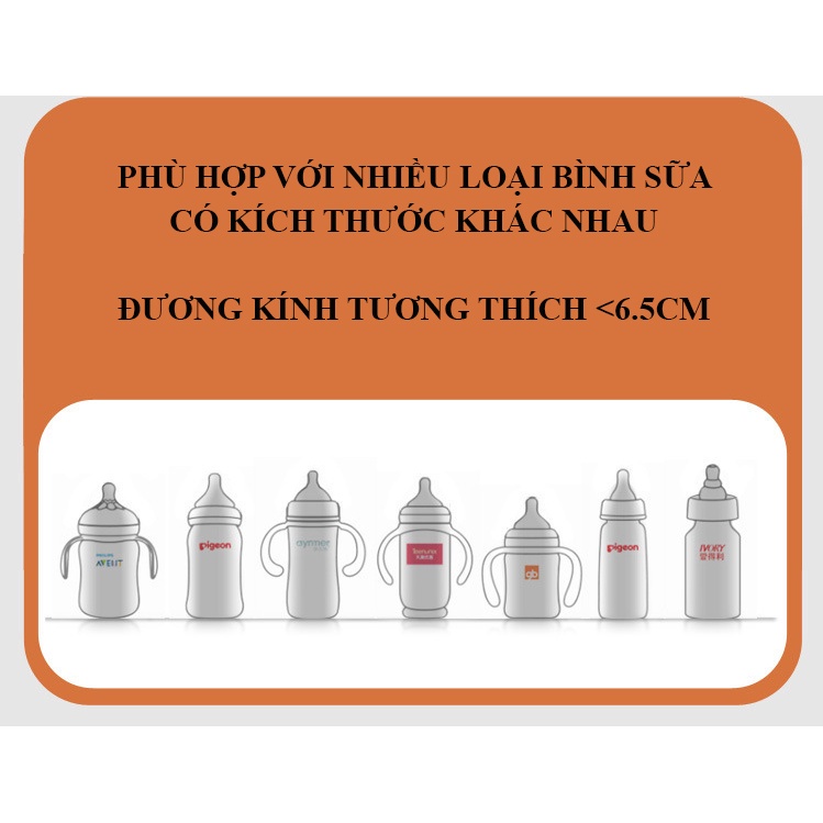 Máy Hâm Sữa Tiệt Trùng LAS02 FINOSE Không Dây Giữ Nóng Liên Tục, Màn Hình Kĩ Thuật Số Thông Minh