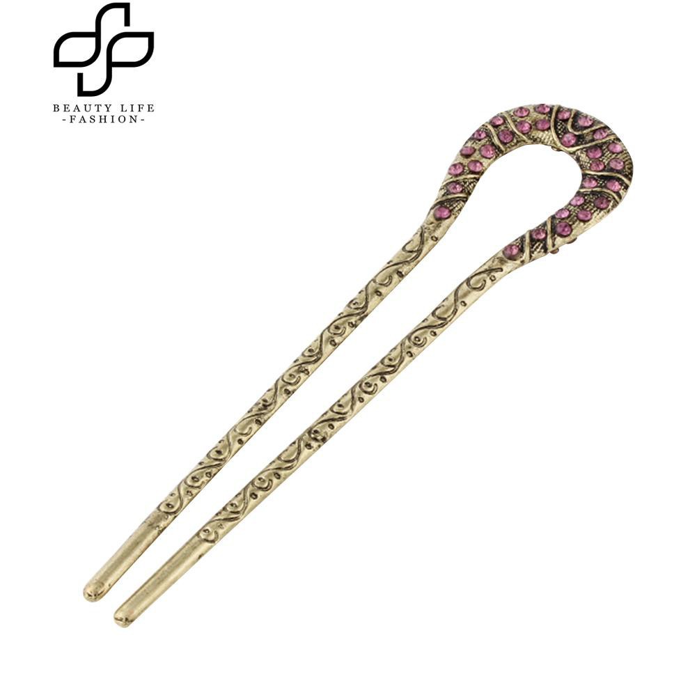 Trâm cài tóc chữ U phong cách cổ điển thời trang nữ