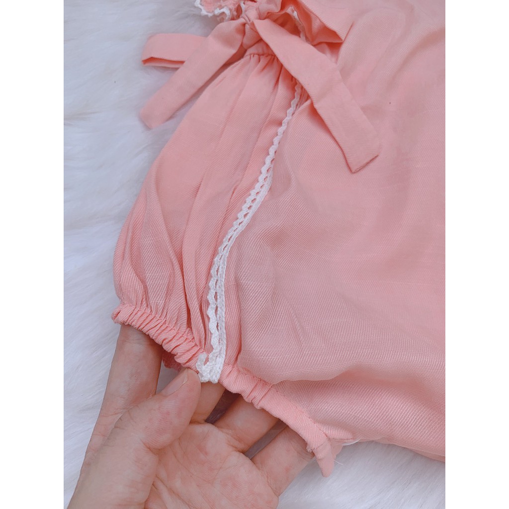 Bodysuit for baby girls - Body bé gái dễ thương [KÈM Mũ+ FREESHIP]-Su Shop