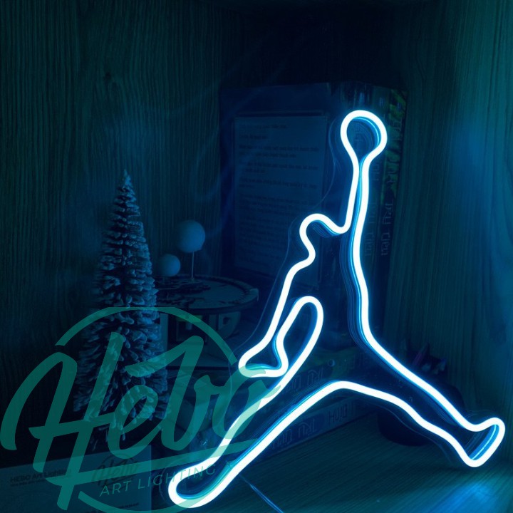 Đèn Trang Trí Jumpman Jordan LED Neon Sign ┊ Trang Trí Phòng Ngủ .... ┊ HEBO Art Lighting