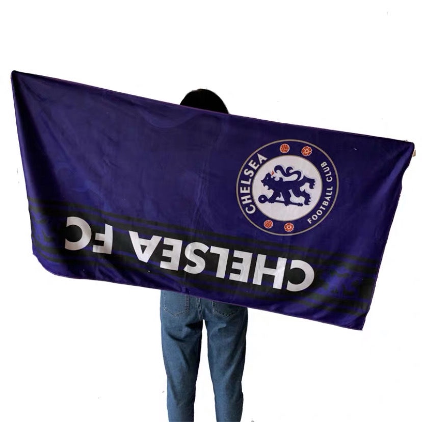 Khăn Tắm In logo Câu Lạc Bộ Bóng Đá Juventus Real Madrid Barcelona Brazil Anh Đức