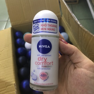 Lăn khử mùi nivea dry comfort 48h 50ml