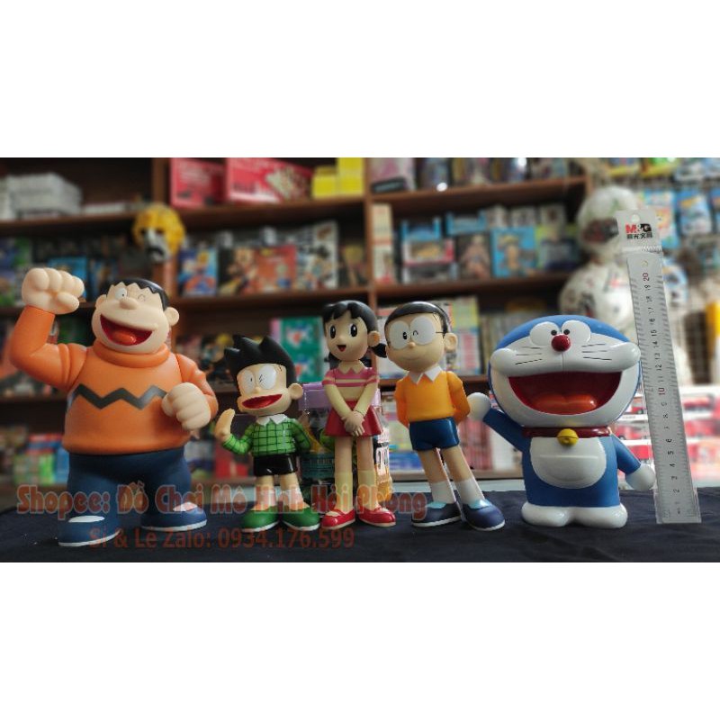 Doraemon: Bộ mô hình 5 nhân vật Doremon to cực nét