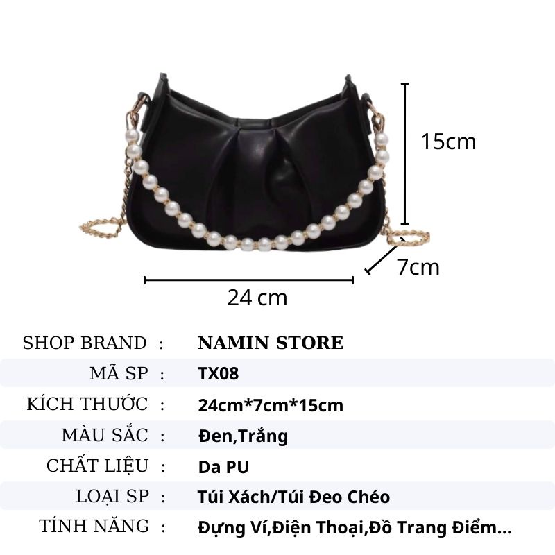 Túi xách nữ đeo vai đẹp đeo chéo giá rẻ cao cấp phong cách hàn quốc NAMIN STORE TX08