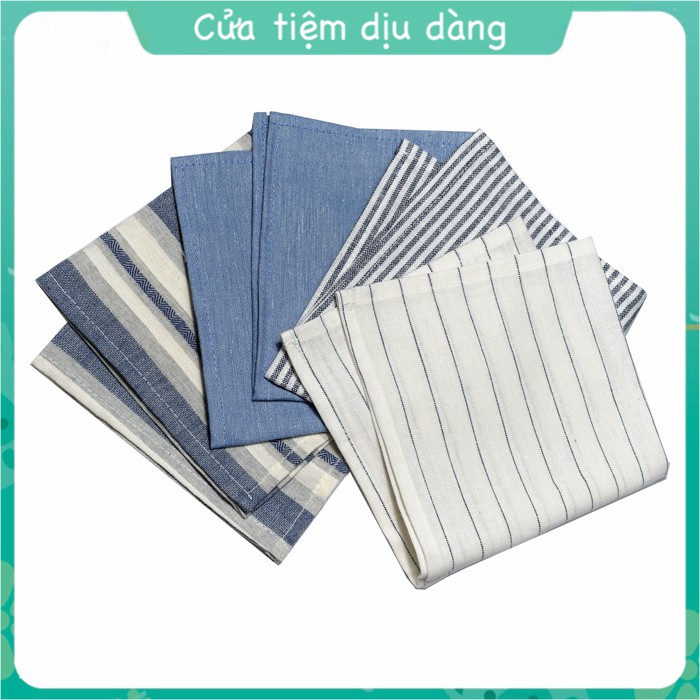 Khăn tay nam ( khăn mùi xoa) chất liệu linen (đũi) dành cho nam giới - ưu điểm nhỏ gọn, nhẹ và mềm mại