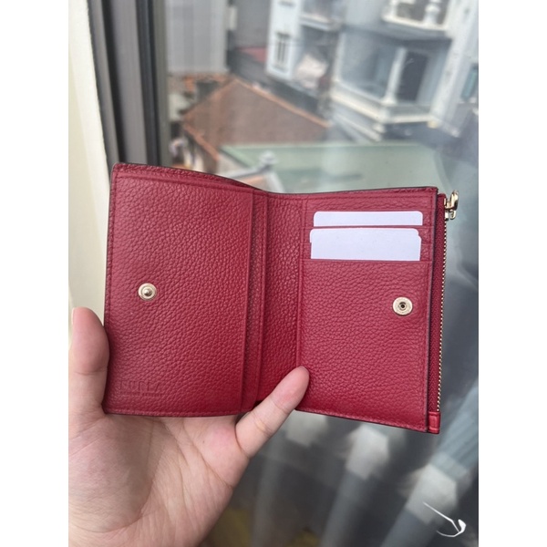 PASS FURLA Ví gấp da cá sấu loại cá sấu