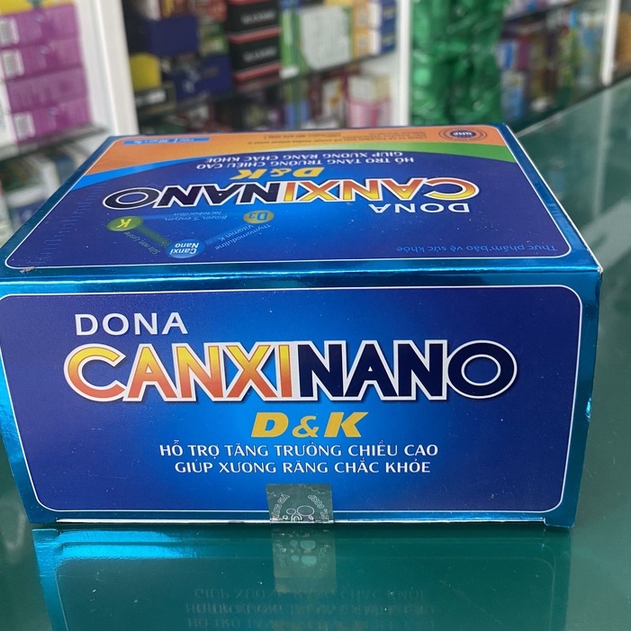 Dona Canxinano D&K - Hỗ trợ phát triển chiều cao, giúp hạn chế hiện tượng còi xương