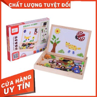 [XẢ KHO+FREE SHIP] Bảng ghép hình nam châm cho bé