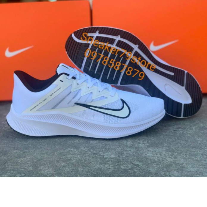 Giày Running Nike Quest 3 2021 White Nam/Nữ  [Chính Hãng - Authentic - FullBox] Hình Ảnh Chụp Tại Sneaker79store