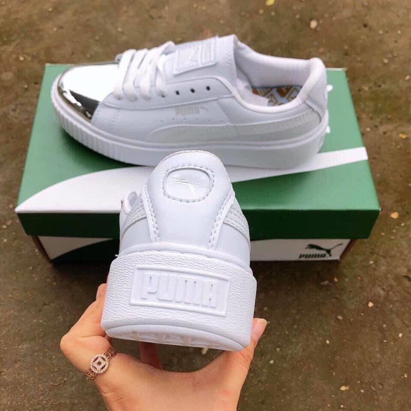 🌹[ FREE SHIP ]🌈 Giày 𝐏𝐔𝐌𝐀 Phản Quang Bóng, Giày thể thao 𝐏𝐮𝐦𝐚 Mũi Bạc, Giày 𝐩𝐮𝐦𝐚 Mũi Bóng bản đẹp 2021 💦💦 | BigBuy360 - bigbuy360.vn