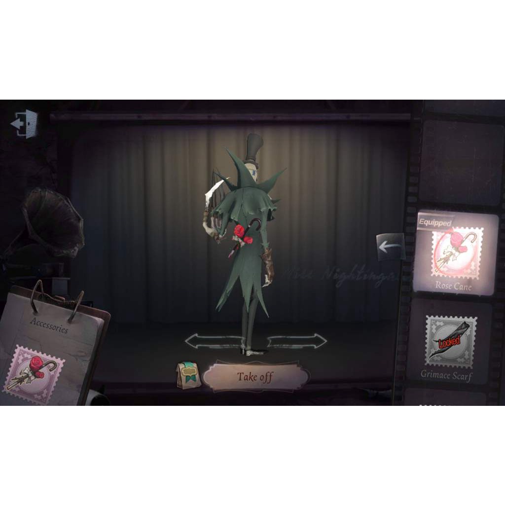 [ Tặng đế ][ 17cm ] Mô hình hợp kim Gậy Hoa Hồng của Jack /the Ripper - Identity V - Baystore
